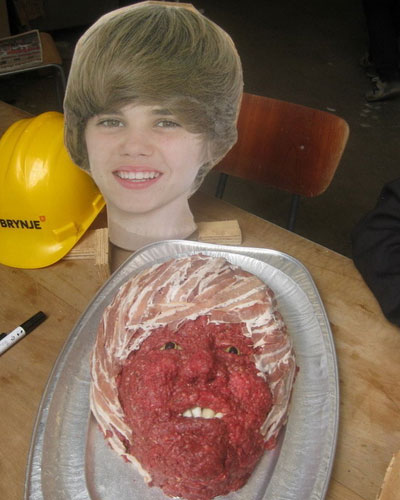 Fotos divertidas:Diez caras hechas con comida