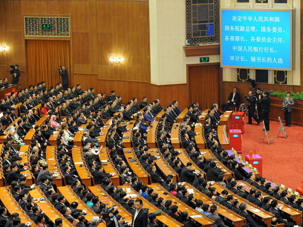 Diputados de la APN votan para avalar al nuevo gabinete de China 3