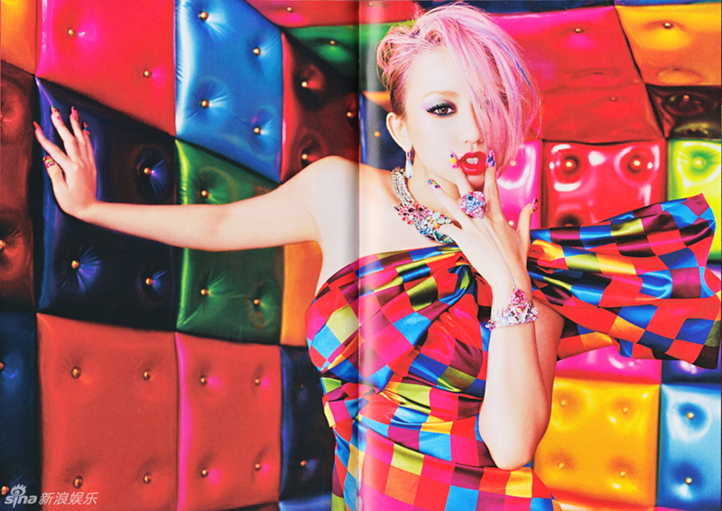 Popular cantante japonesa, Koda Kumi, posa sexy ,nuevo álbum ,Color the Cover