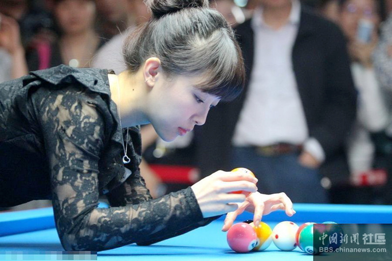 Las jugadoras más sexy de billar profesional de Asia