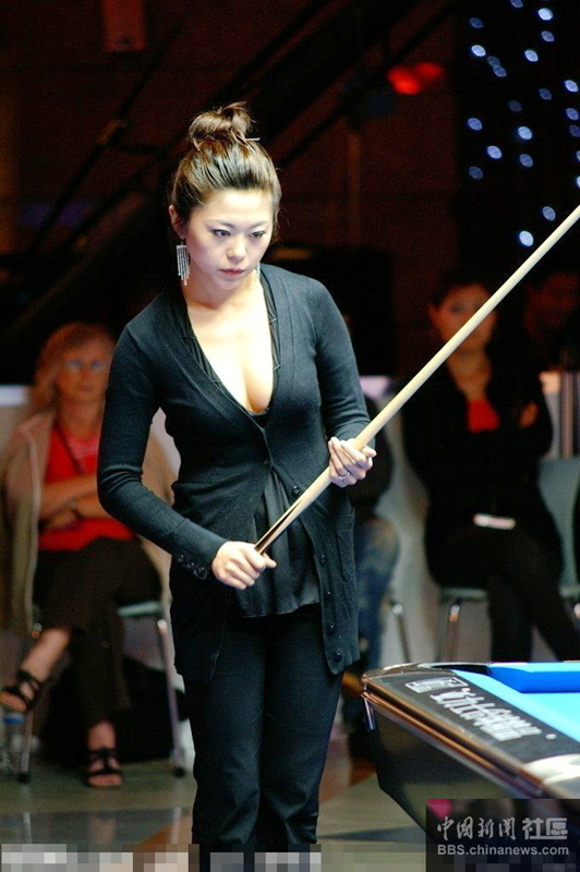 Las jugadoras más sexy de billar profesional de Asia