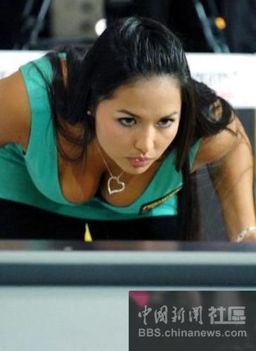 Las jugadoras más sexy de billar profesional de Asia