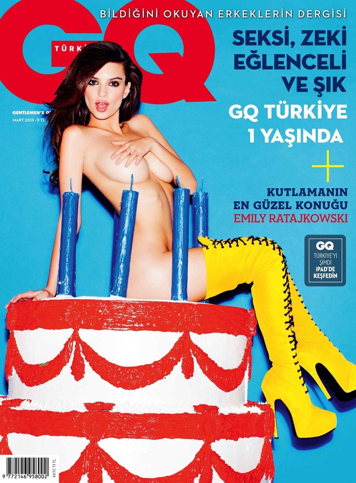 La supermodel Emily Ratajkowski posa desnuda para GQ Turquía 1