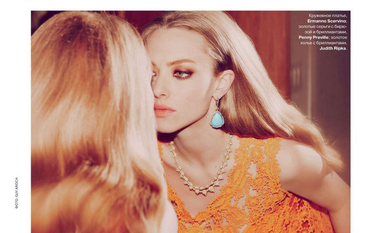 Amanda Seyfried,protagonista de 'Les Miserables',posa para 《Tatler》Rusia 7