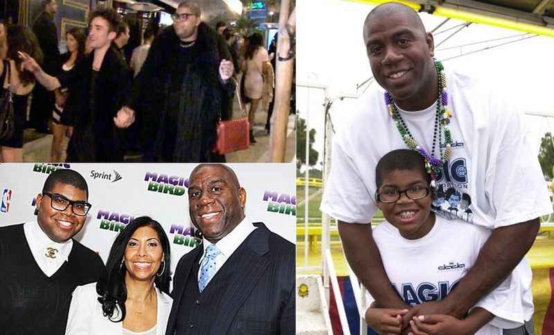 Hijo de Magic Johnson salió del closet y sus padres lo apoyan