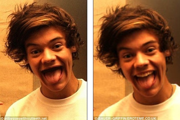 Fotos divertidas:así serían los famosos sin dientes Fotos divertidas:así serían los famosos sin dientes