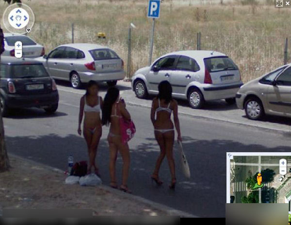 Las prostitutas por las calles