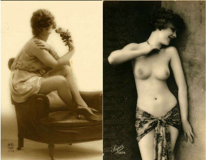Fotografía antigua: fotos desnudas de las mujeres de hace un siglo
