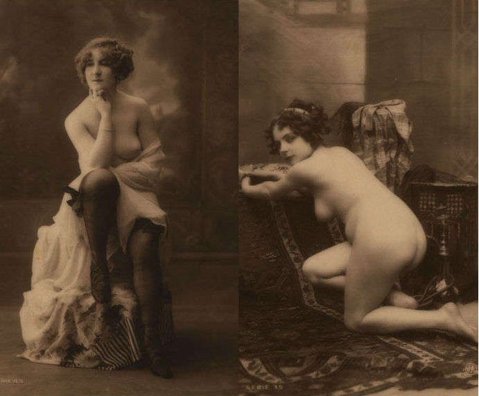 Fotografía antigua: fotos desnudas de las mujeres de hace un siglo