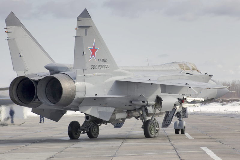 Detalle de MIG-31, el avión cazador más rápido de Rusia, defensa, militar,