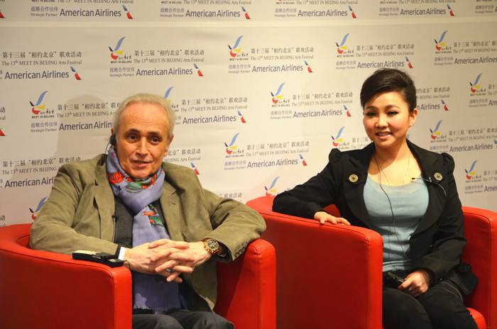 José Carreras dispuesto a 'echar chispas de amor' con soprano china en escenario 19