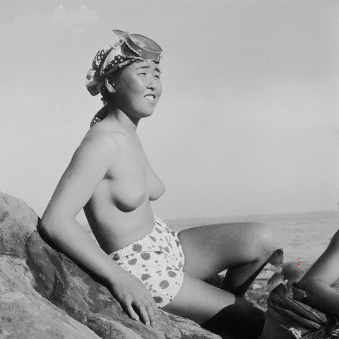 Fotos antiguas: fotos desnudas de ama, las pescadoras mujeres japonesas