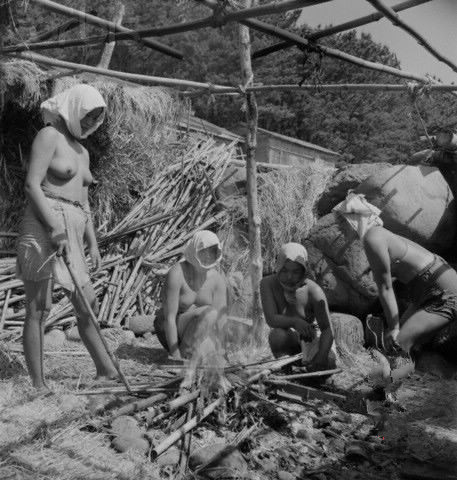 Fotos antiguas: fotos desnudas de ama, las pescadoras mujeres japonesas