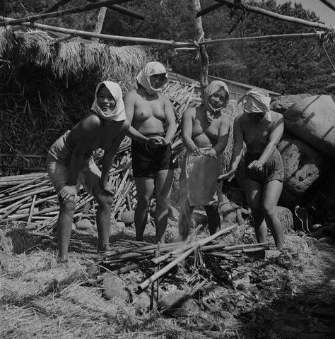 Fotos antiguas: fotos desnudas de ama, las pescadoras mujeres japonesas