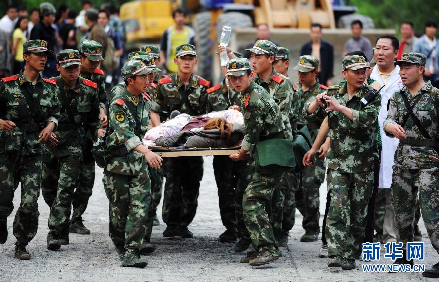 Siete días después del terremoto en Lushan 6