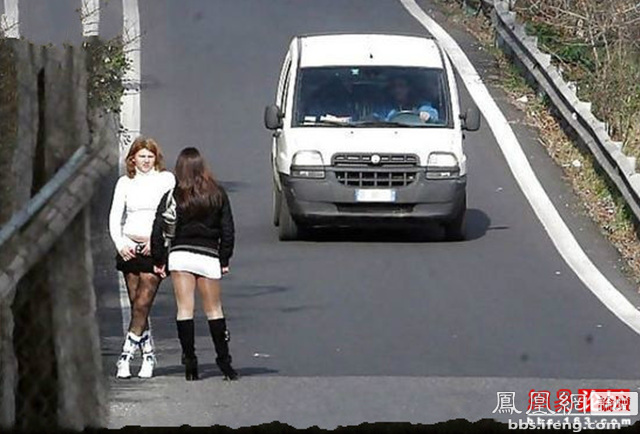Las prostitutas italianas por las calles