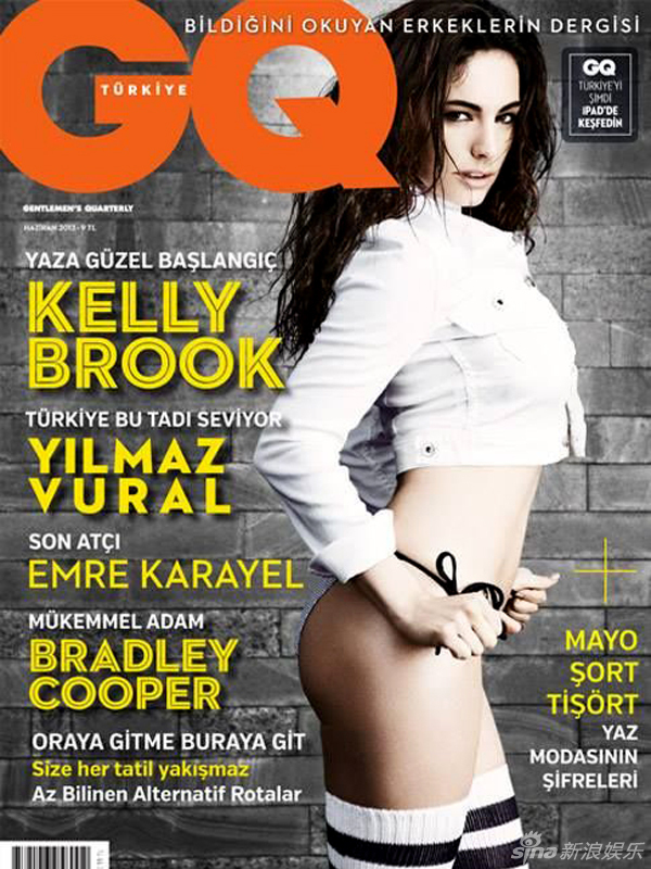Nuevas fotos desnudas de Kelly Brook en GQ