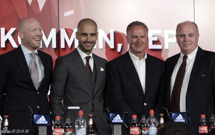 Pep Guardiola ha sido presentado como nuevo técnico del Bayern de Munich 3