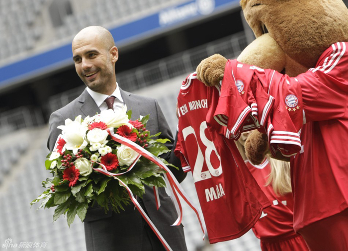 Pep Guardiola ha sido presentado como nuevo técnico del Bayern de Munich 5