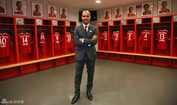 Pep Guardiola ha sido presentado como nuevo técnico del Bayern de Munich 10