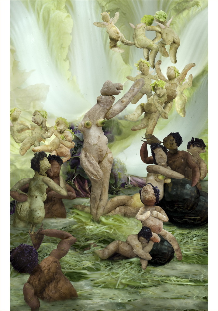 Las clásicas obras hechas con verduas 22