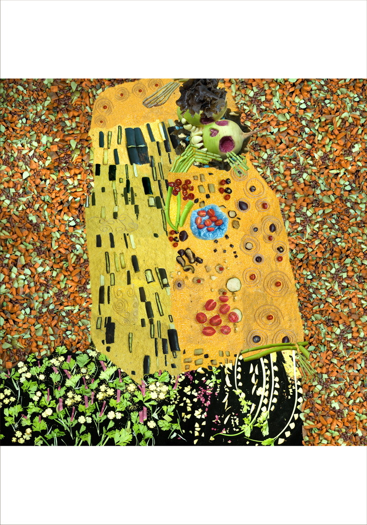 Las clásicas obras hechas con verduas 25