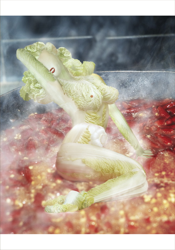 Las clásicas obras hechas con verduas 7