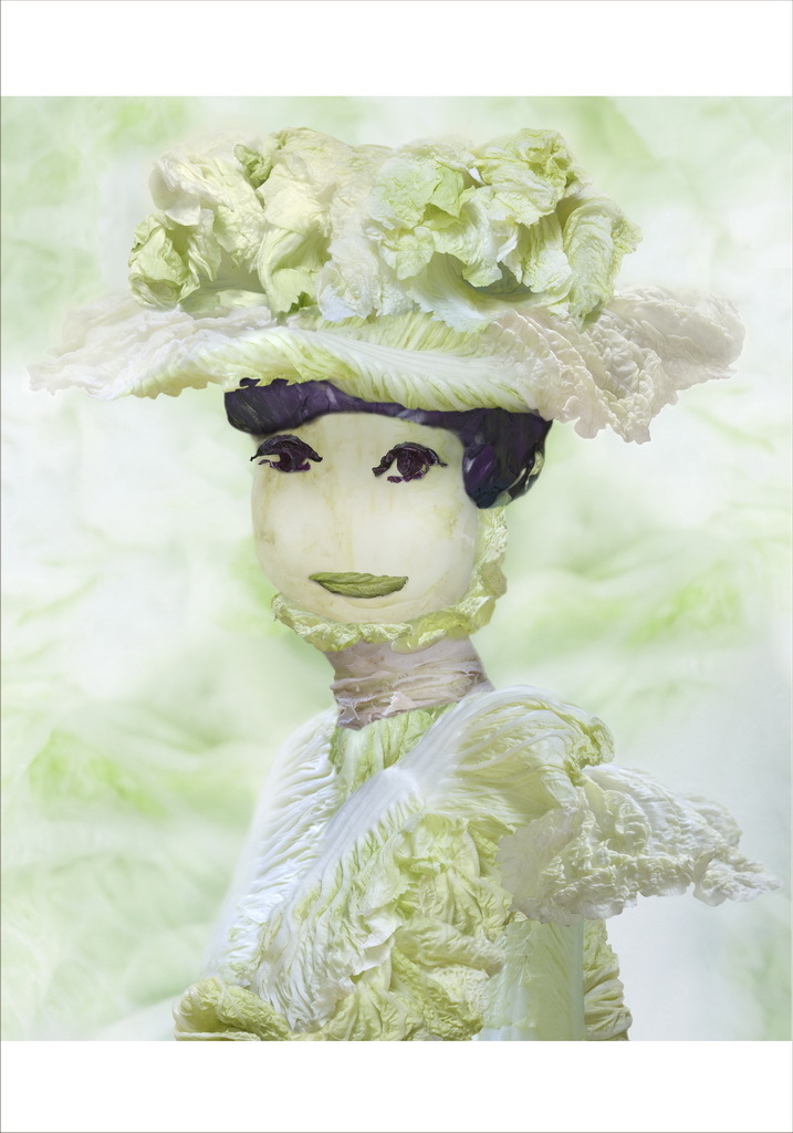 Las clásicas obras hechas con verduas 1