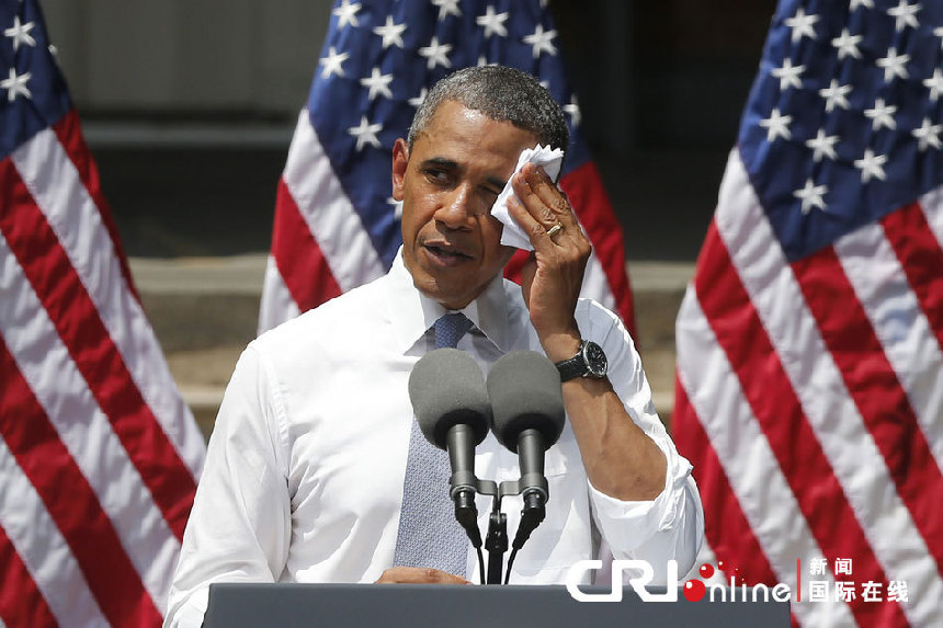 Suda mucho Barack Obama en el discurso en la Universidad de Georgetown