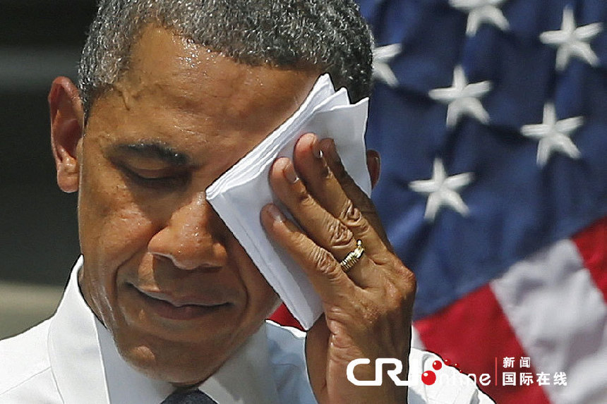 Suda mucho Barack Obama en el discurso en la Universidad de Georgetown