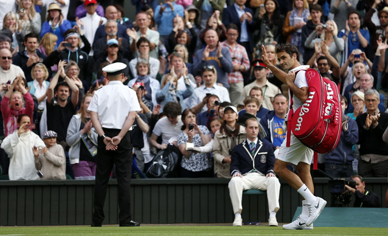 Tenis: Federer, derrotado por Stakhovsky en segunda ronda en Wimbledon