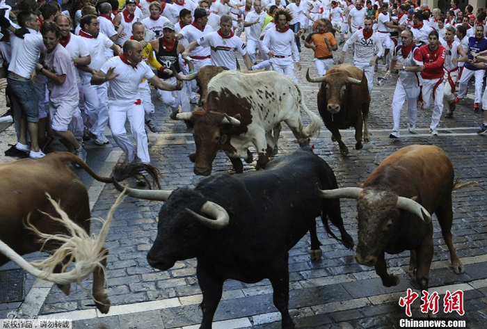 El encierro de San Fermín 2013 1