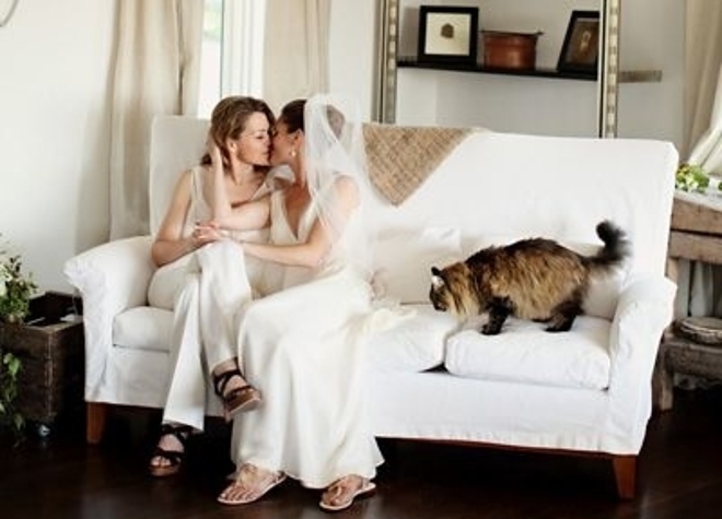 Fotos graciosas de la boda de homosexuales