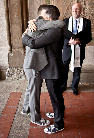 Fotos graciosas de la boda de homosexuales