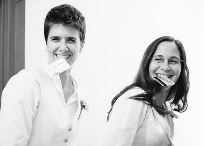 Fotos graciosas de la boda de homosexuales