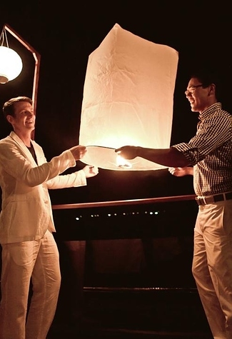 Fotos graciosas de la boda de homosexuales