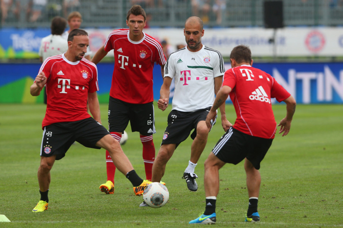 Josep Guardiola se llevó al Bayern a Italia para la pretemporada 3