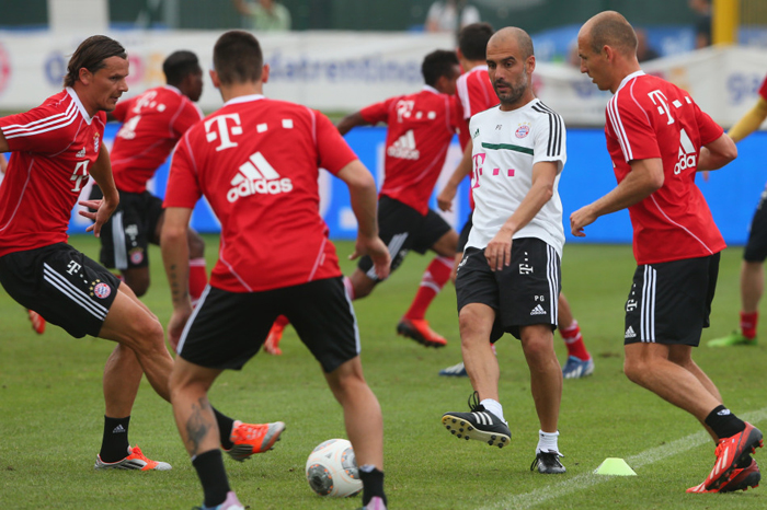 Josep Guardiola se llevó al Bayern a Italia para la pretemporada 5