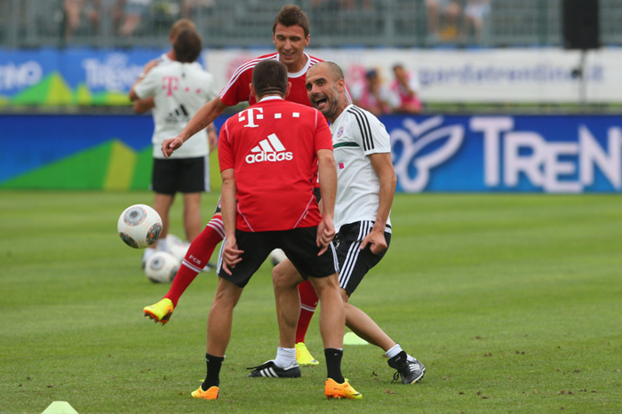 Josep Guardiola se llevó al Bayern a Italia para la pretemporada 6