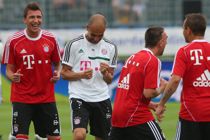 Josep Guardiola se llevó al Bayern a Italia para la pretemporada 7