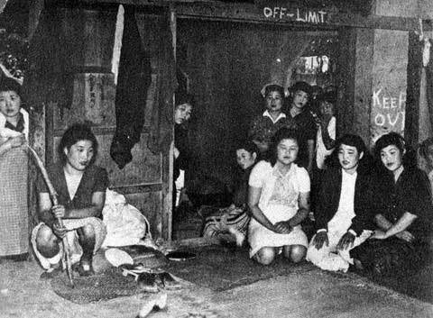 Fotografías antiguas de mujeres de confort de la Segunda Guerra Mundial