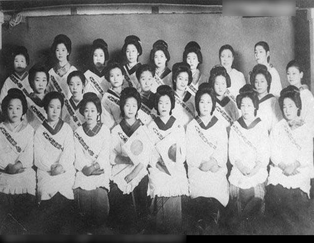 Fotografías antiguas de mujeres de confort de la Segunda Guerra Mundial