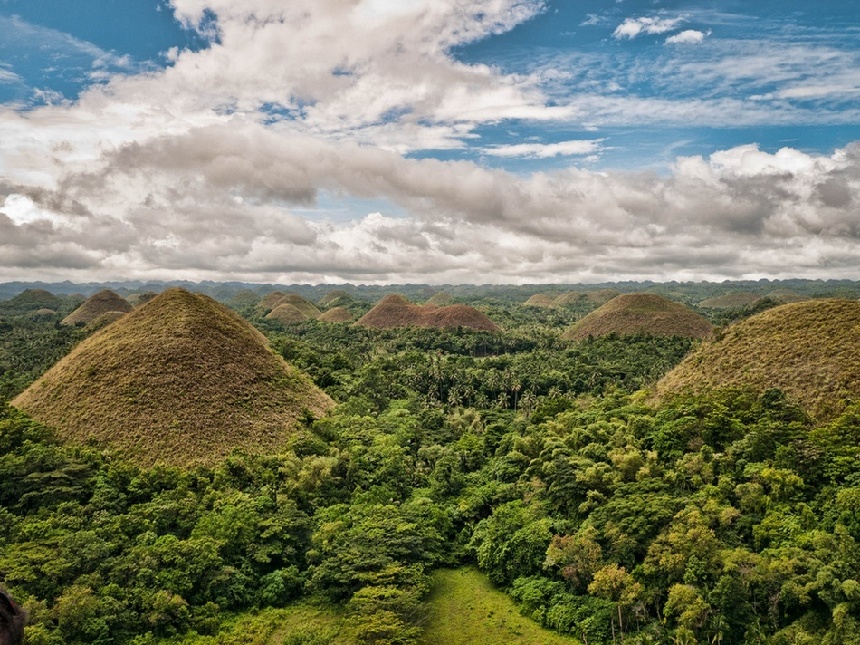 Montañas de chocolate, Filipinas