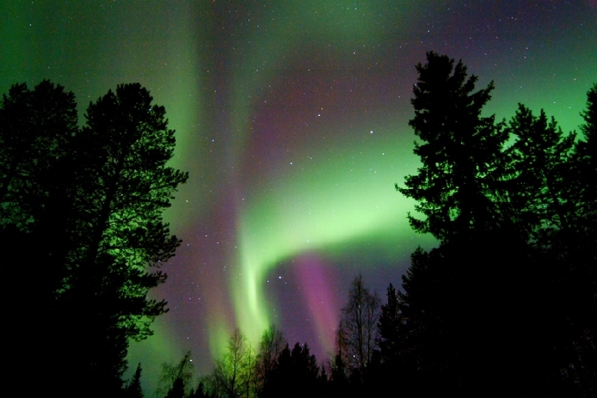 Luces del Norte , Finlandia 