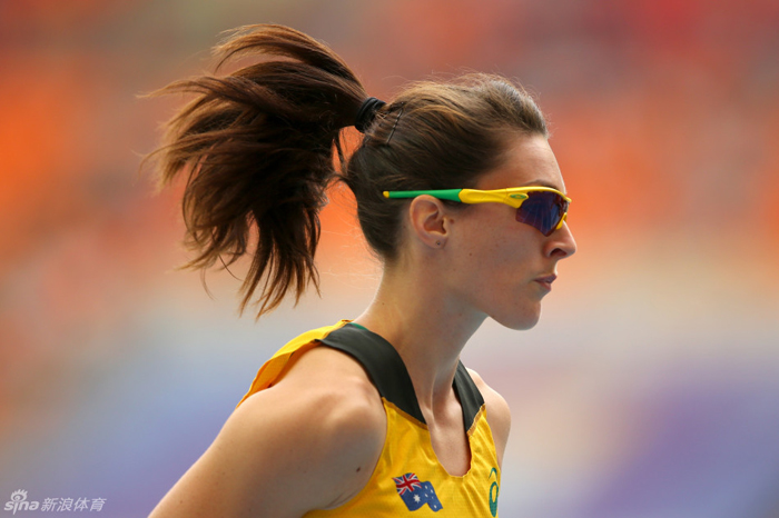 Las chicas guapas en el campo del Campeonato Mundial de Atletismo 2013 10