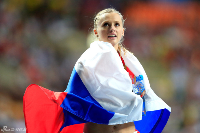 Las chicas guapas en el campo del Campeonato Mundial de Atletismo 2013 13