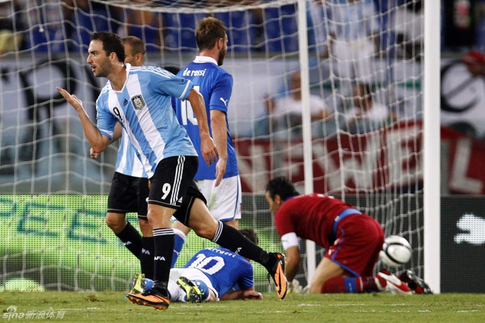 La Argentina sin Messi derrotó a Italia en el amistoso en honor al Papa 2