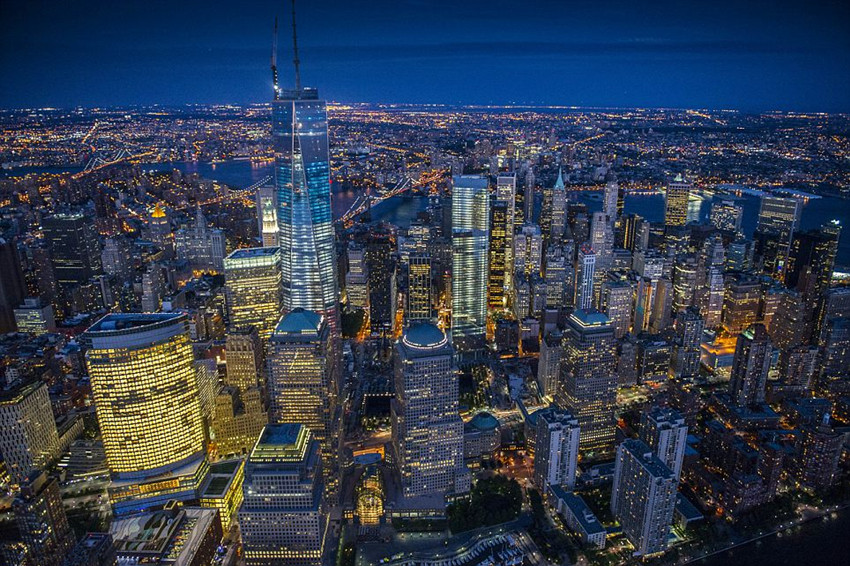 Panoramas fantásticos de Nueva York tomados por Jason Hawkes desde helicóptero