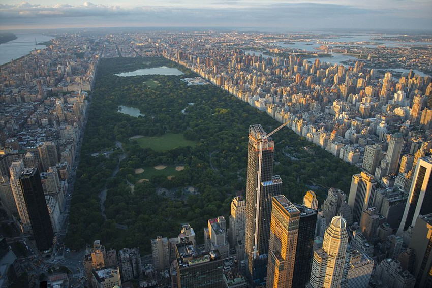 Panoramas fantásticos de Nueva York tomados por Jason Hawkes desde helicóptero