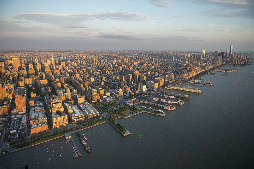 Panoramas fantásticos de Nueva York tomados por Jason Hawkes desde helicóptero